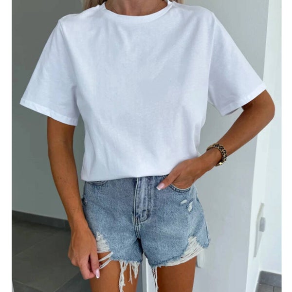 Basic Witte T-Shirt