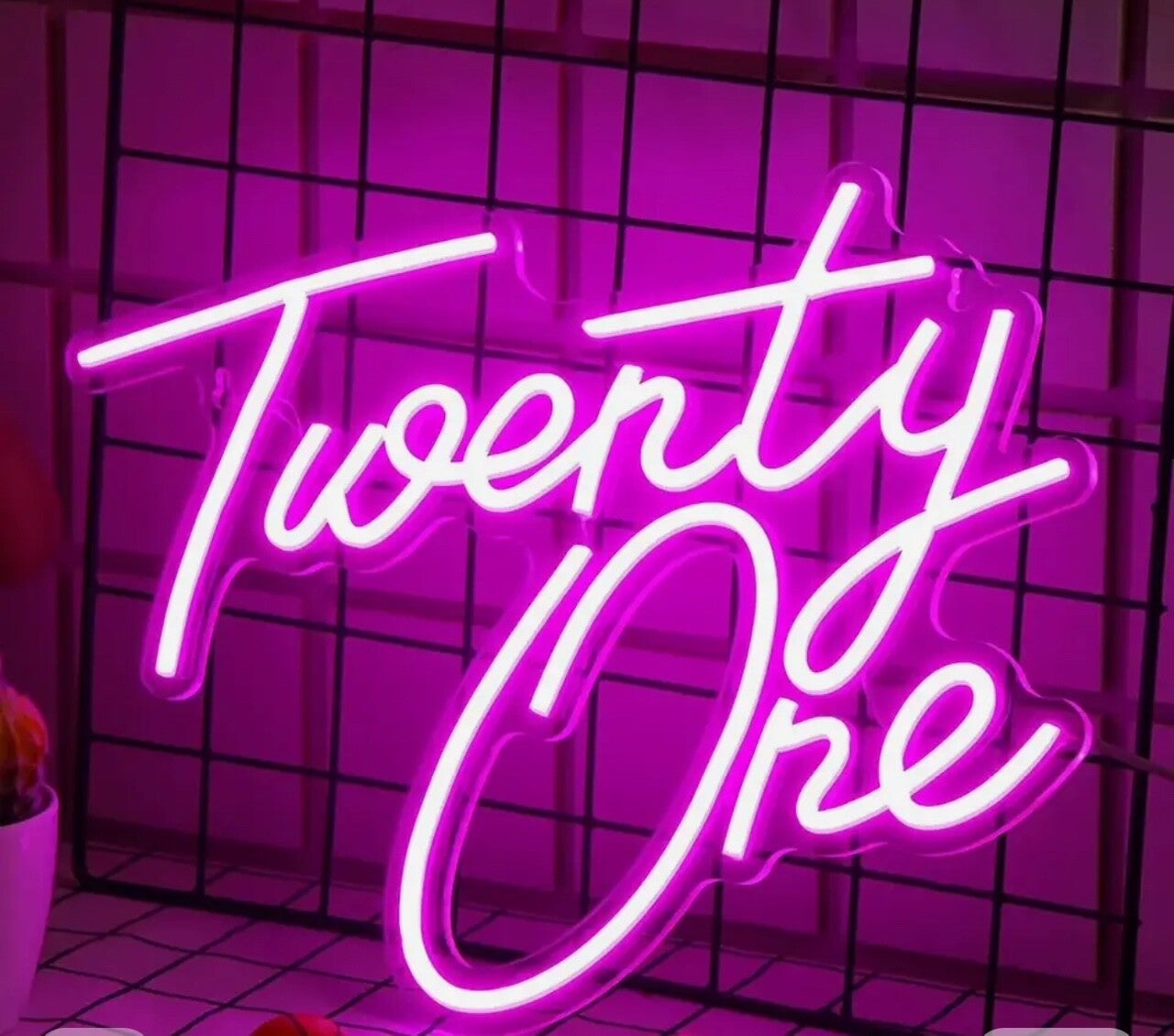 Neon Sign - Twenty One