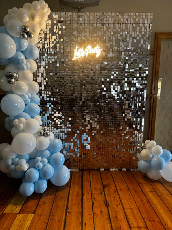 Sequin Wall - Silver