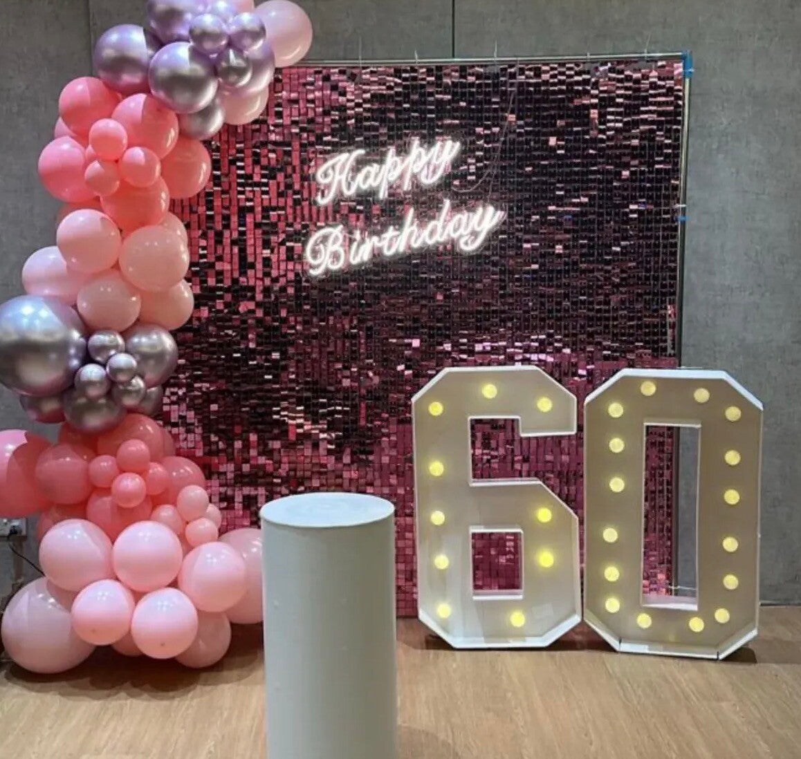 Sequin Wall - Rosegold