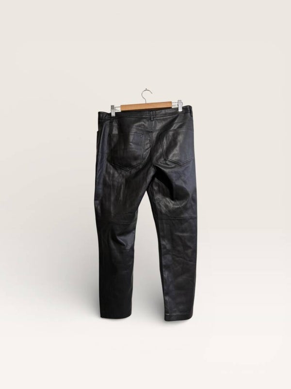 Pantalon simili cuir MANGO Taille 42