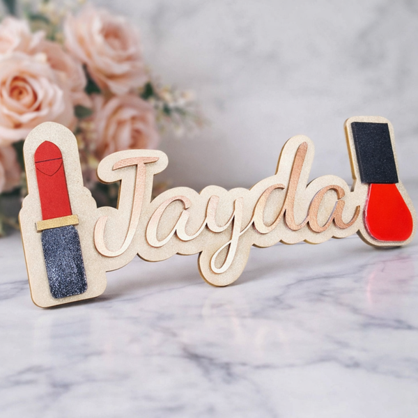 Namensschild „Beauty“