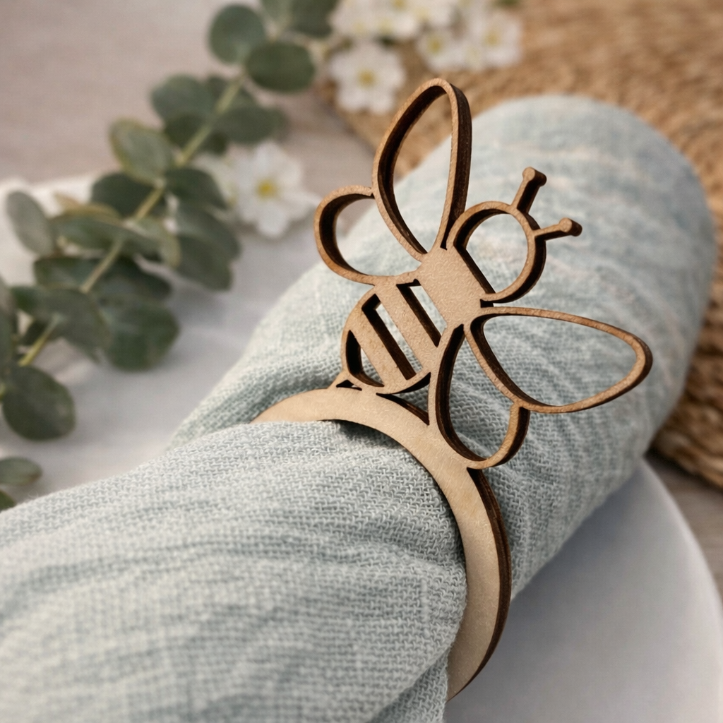 Serviettenringe, Biene