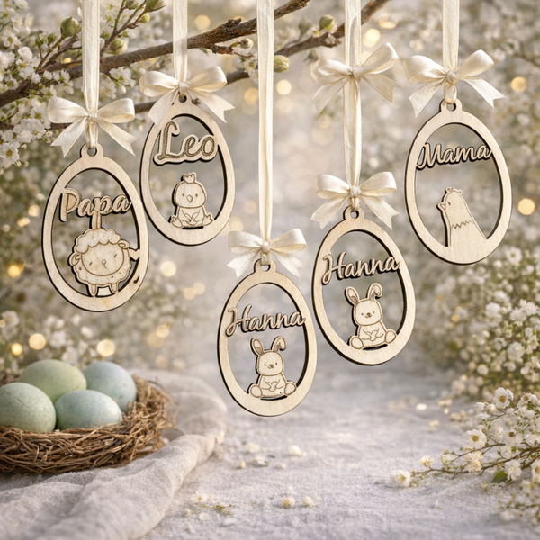 Personalisierte Osteranhänger – Einzigartig & mit Liebe gefertigt
