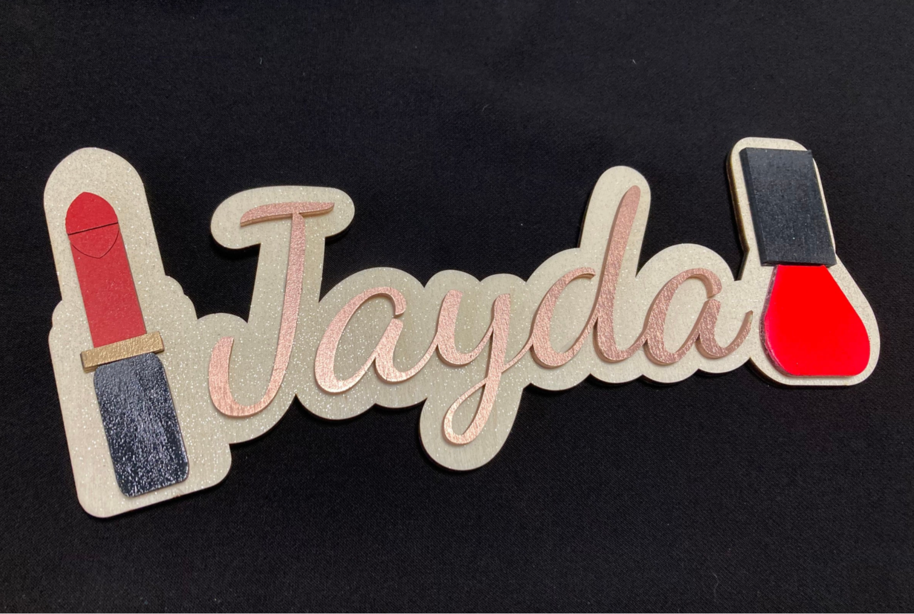 Namensschild „Beauty“