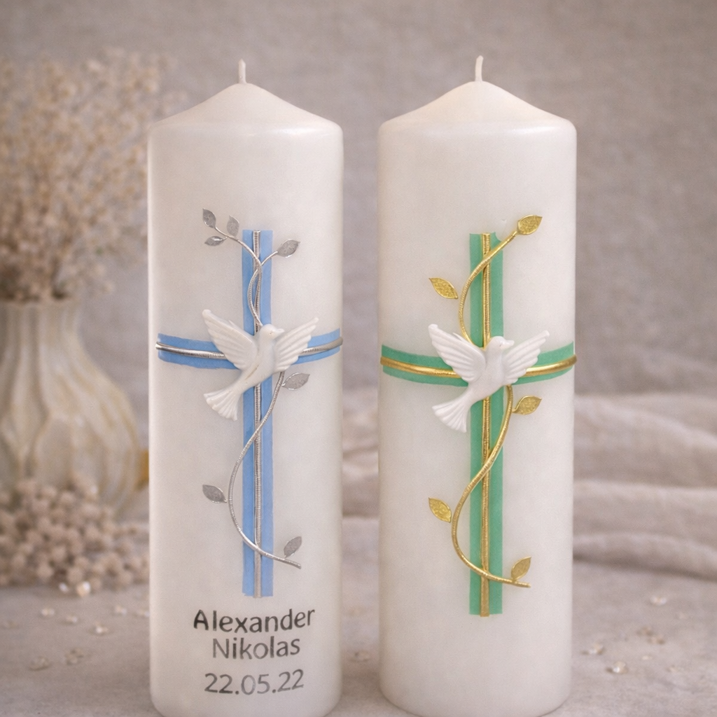 Taufkerze „Kreuz“
