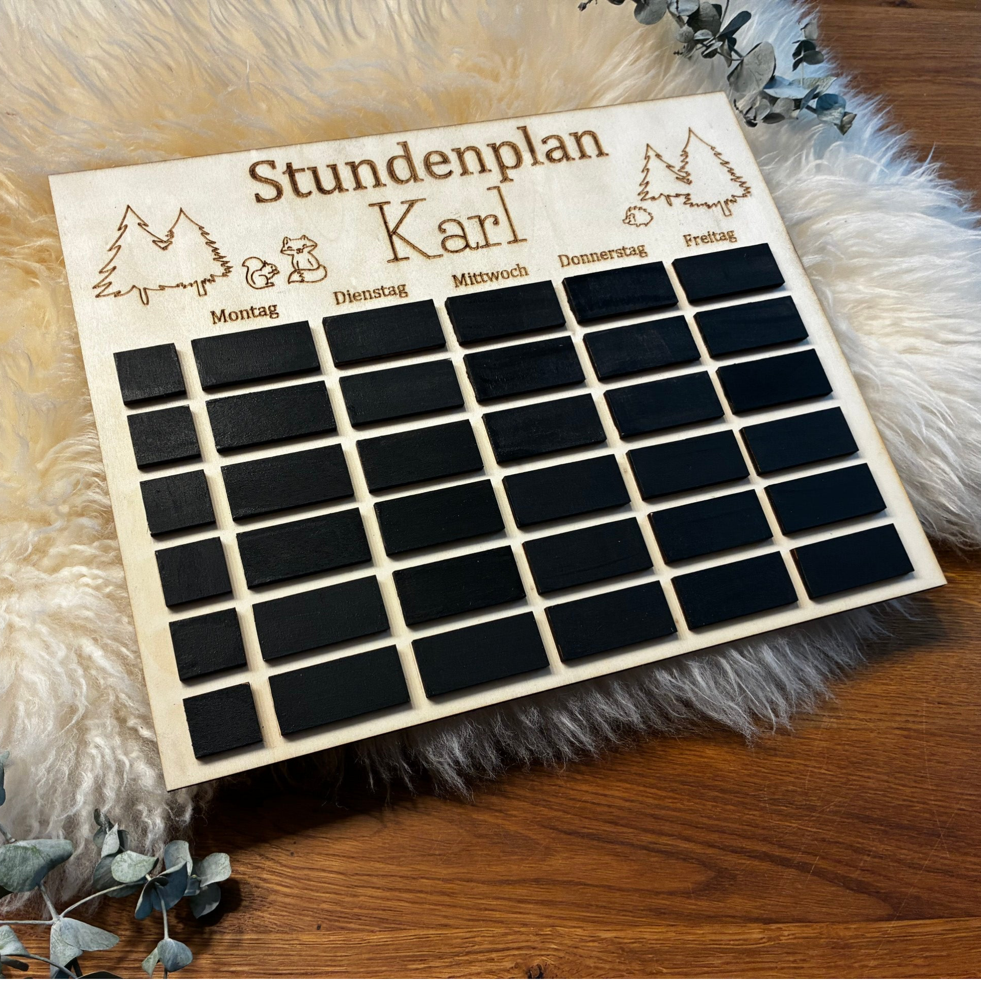 Stundenplan, Einschulung/Schule/1.Klasse personalisiert