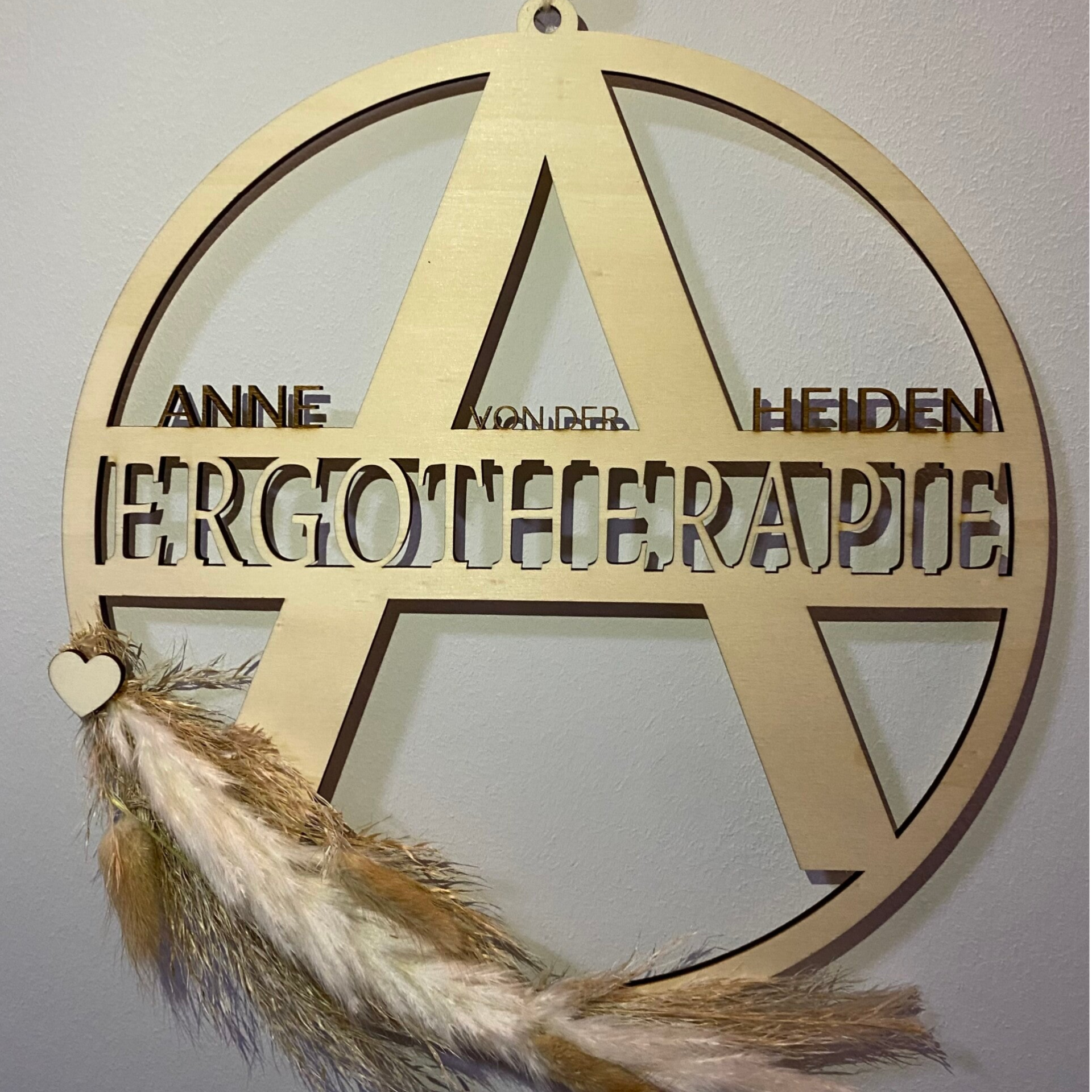 Personalisiertes Praxisschild „Ergotherapie“