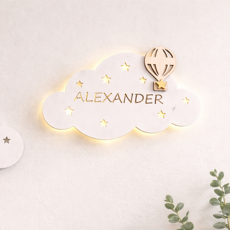 Schlummerlicht Wolke, personalisiert