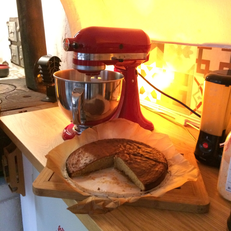 Foto cake gemaakt met Kitchen Aid