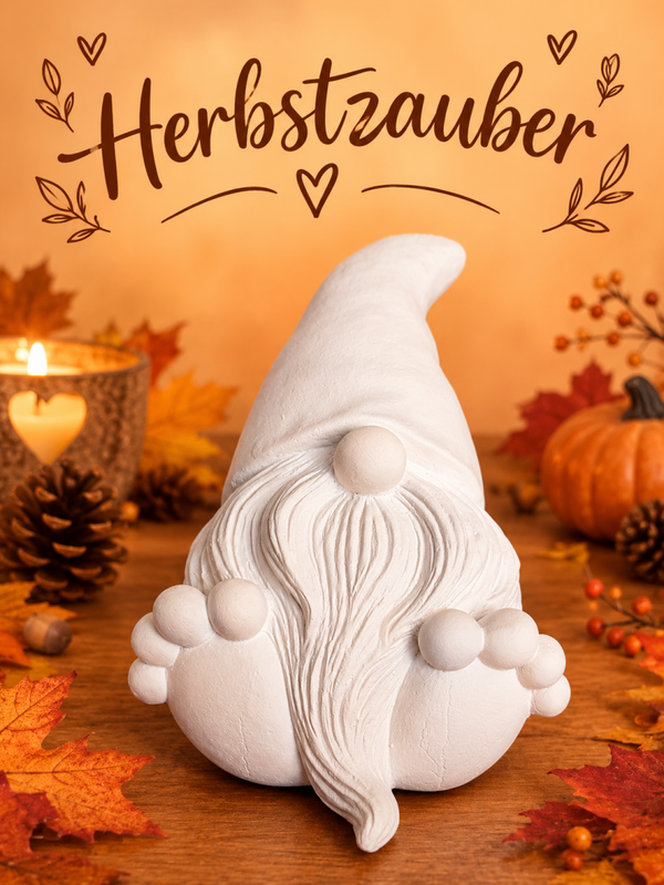 Zwerg mit großen Füßen