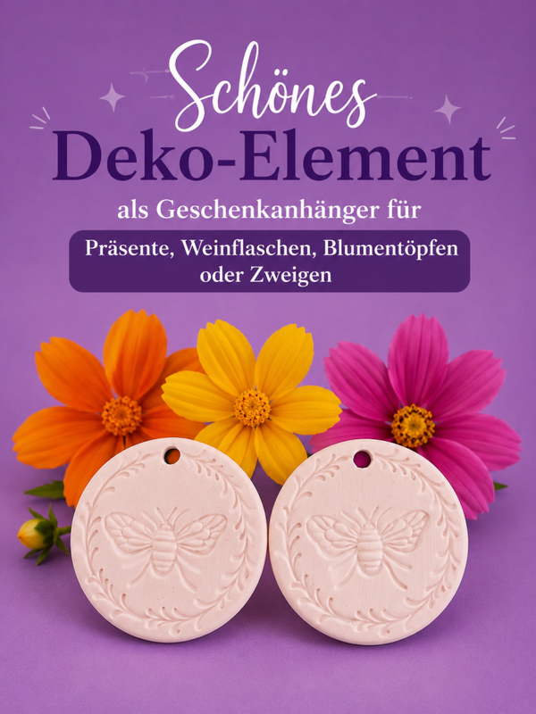 Plakette mit Biene (pro Stück)