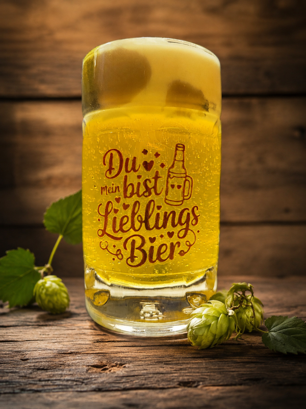 Bierhumpenkerzen mit Spruch