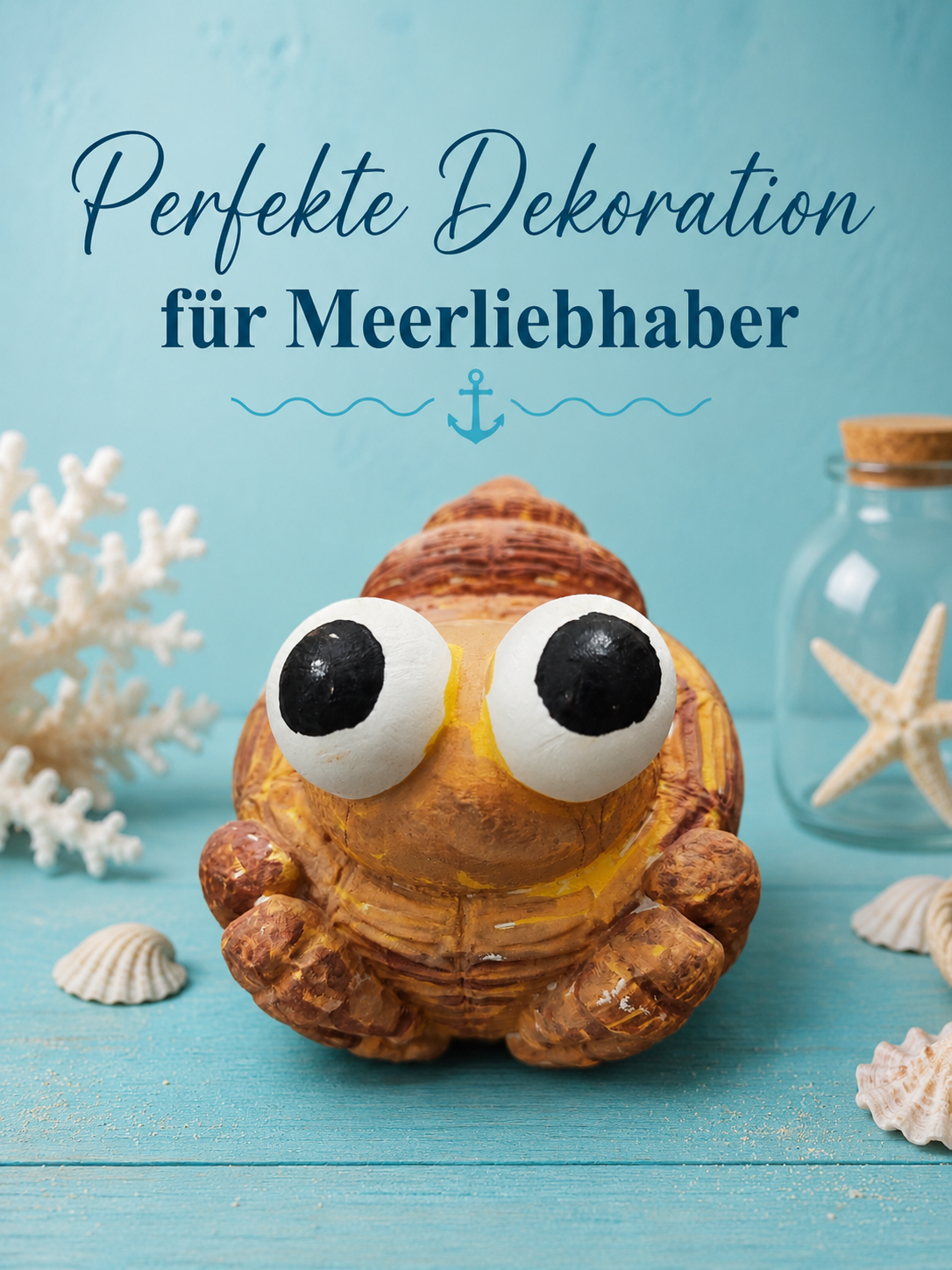 Krabbe groß bemalt