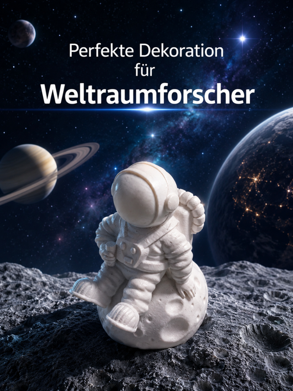 Astronaut auf Mond