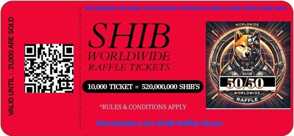 SHIB Raffle 10,000 tickets