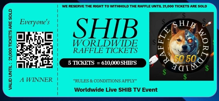SHIB Raffle 5 tickets
