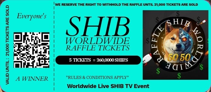 SHIB Raffle 5 tickets