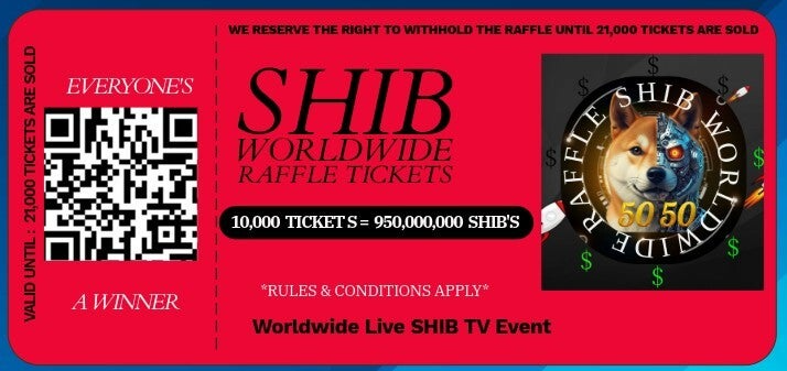 SHIB Raffle 10,000 tickets