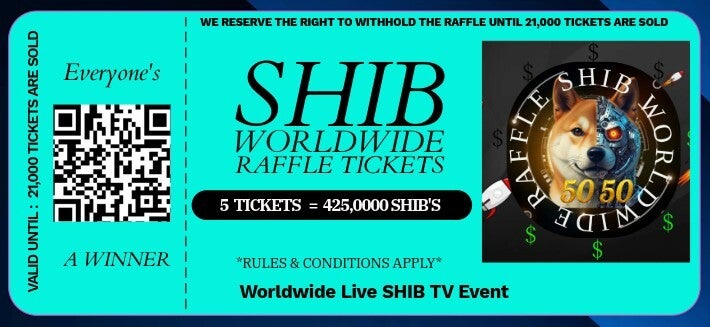 SHIB Raffle 5 tickets