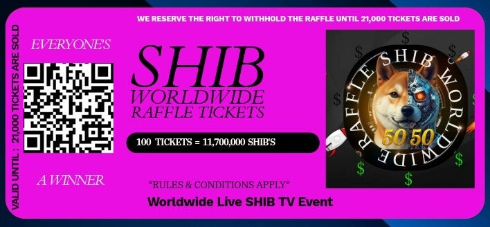 SHIB Raffle 100 tickets