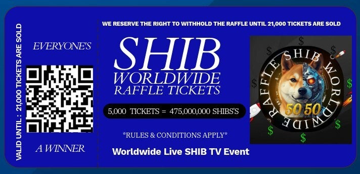 SHIB Raffle 5,000 tickets