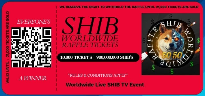 SHIB Raffle 10,000 tickets