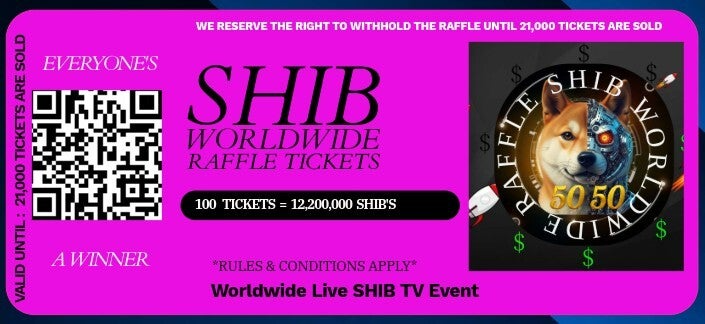 SHIB Raffle 100 tickets
