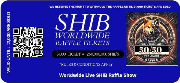 SHIB Raffle 5,000 tickets