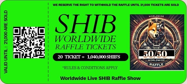 SHIB Raffle 20 tickets