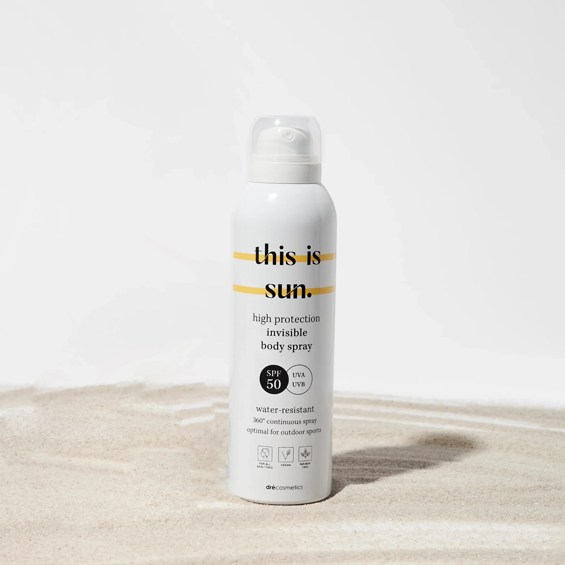 This is sun - invisible body spray SPF 50 (150ml)