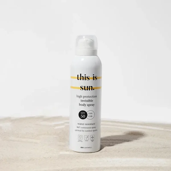 This is sun - invisible body spray SPF 50 (150ml)
