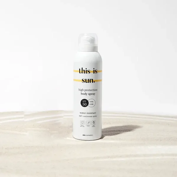 This is sun - body spray SPF50 (150ml)