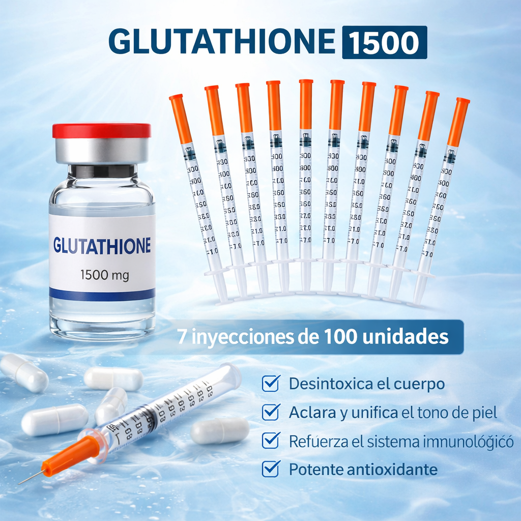 Glutatión 1500mg/7 inyecciones