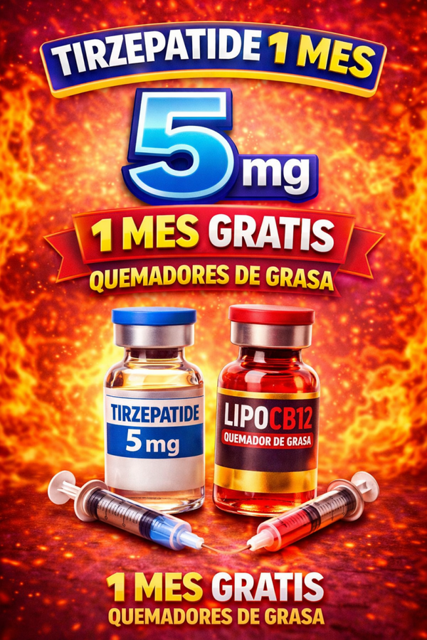 Tirzepatide dosis 5/20mg (1 mes)