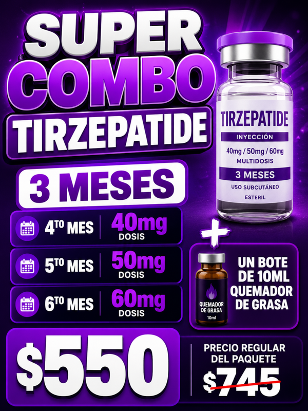 Tirzepatide 4to 5to 6to mes