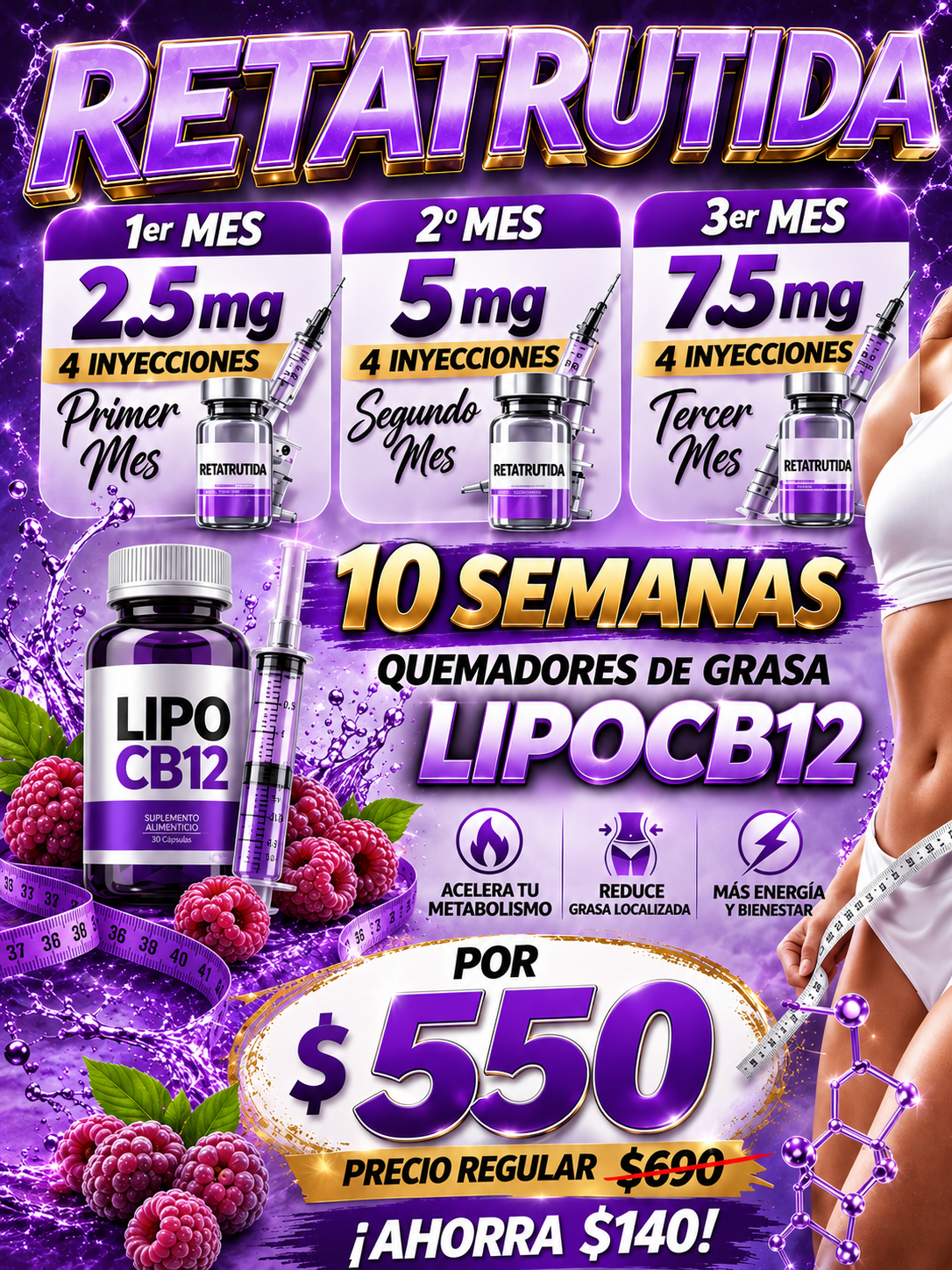 RETATRUTIDE/3 meses