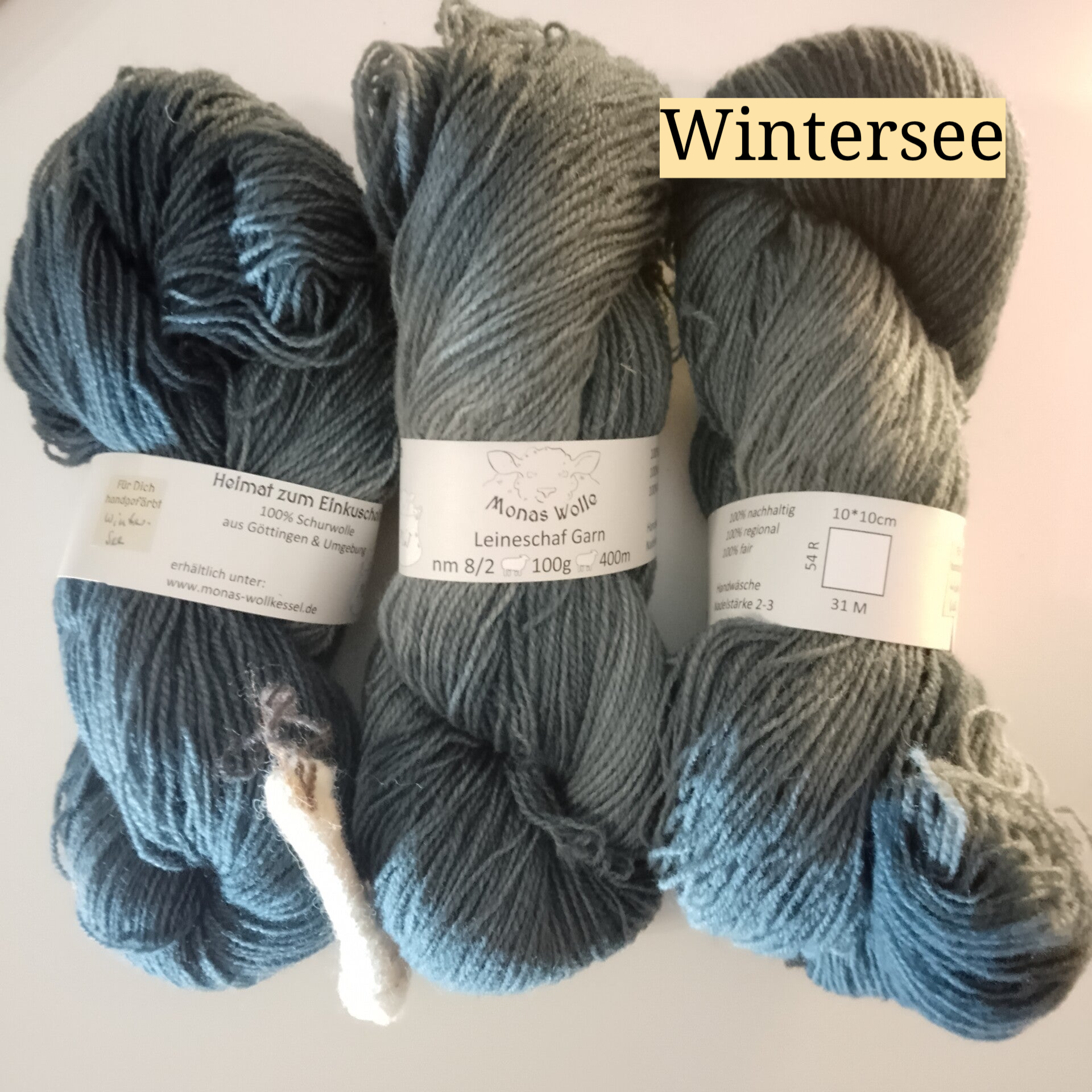 Handfärbung Wintersee