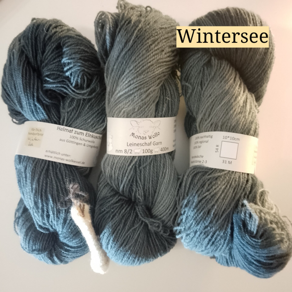 Handfärbung Wintersee