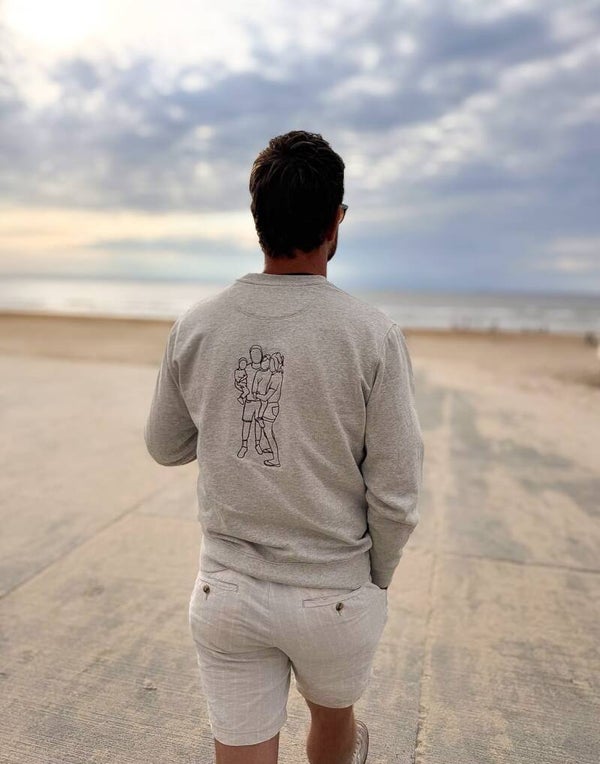 Lijntekening borduren | T- shirt