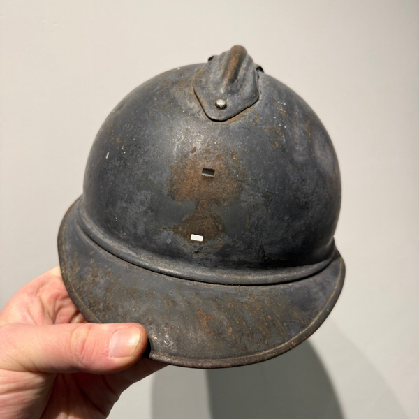 Wo1 Franse infanterie helm op naam ! zoldervondst