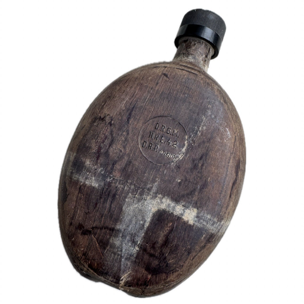 Wo2 Duitse kokosnoot drinkfles 1942