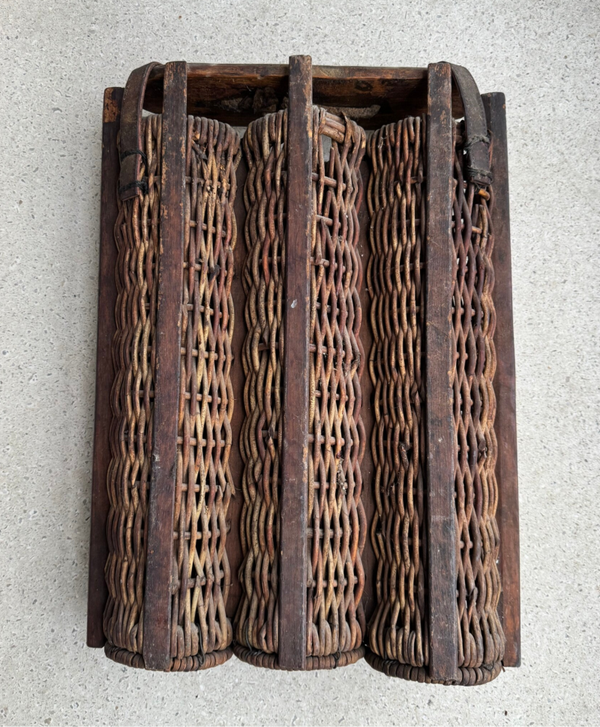 Wo1 Duitse rieten korf 77 mm zeldzamere variant