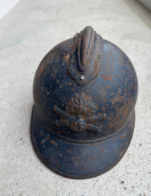 Wo1 Franse artillerie helm