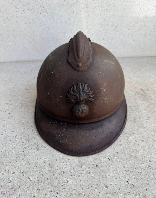Wo1 Franse infanterie helm ZOLDERVONDST