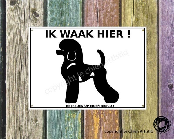 Poedel T clip ! silhouet ! waakbord ( ook in meervoud )