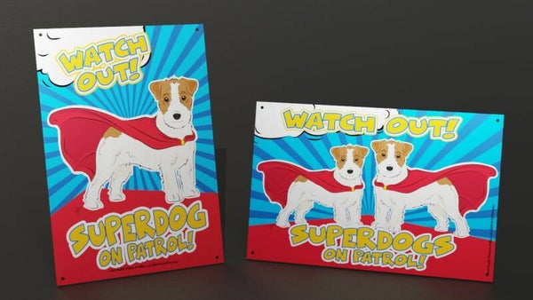 Jack Russell Terrier Ruwharig ! SUPERHOND! waakbord ! NL en Engels!