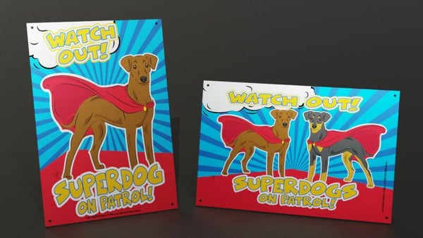 Duitse Pinscher ! SUPERHOND! waakbord