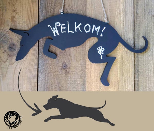 American Stafford ! Design Krijtbord!