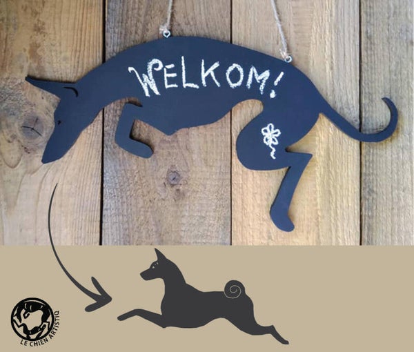 Basenji ! Design Krijtbord!